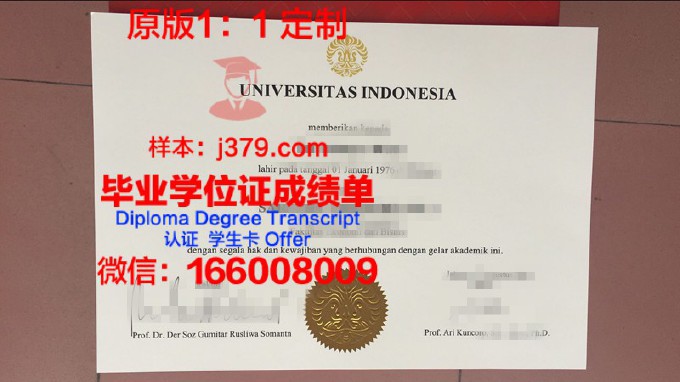 印度尼西亚大学毕业证书图片高清(印度尼西亚大学本科)