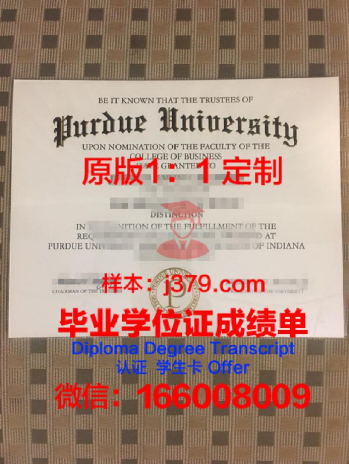 普渡国际学院录取通知书 OFFER 定制：开启你的梦想之旅